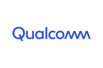 Qualcomm logo blue horizontal