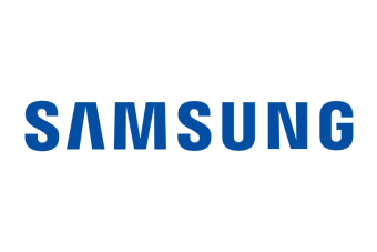 Samsung logo horizontal blue